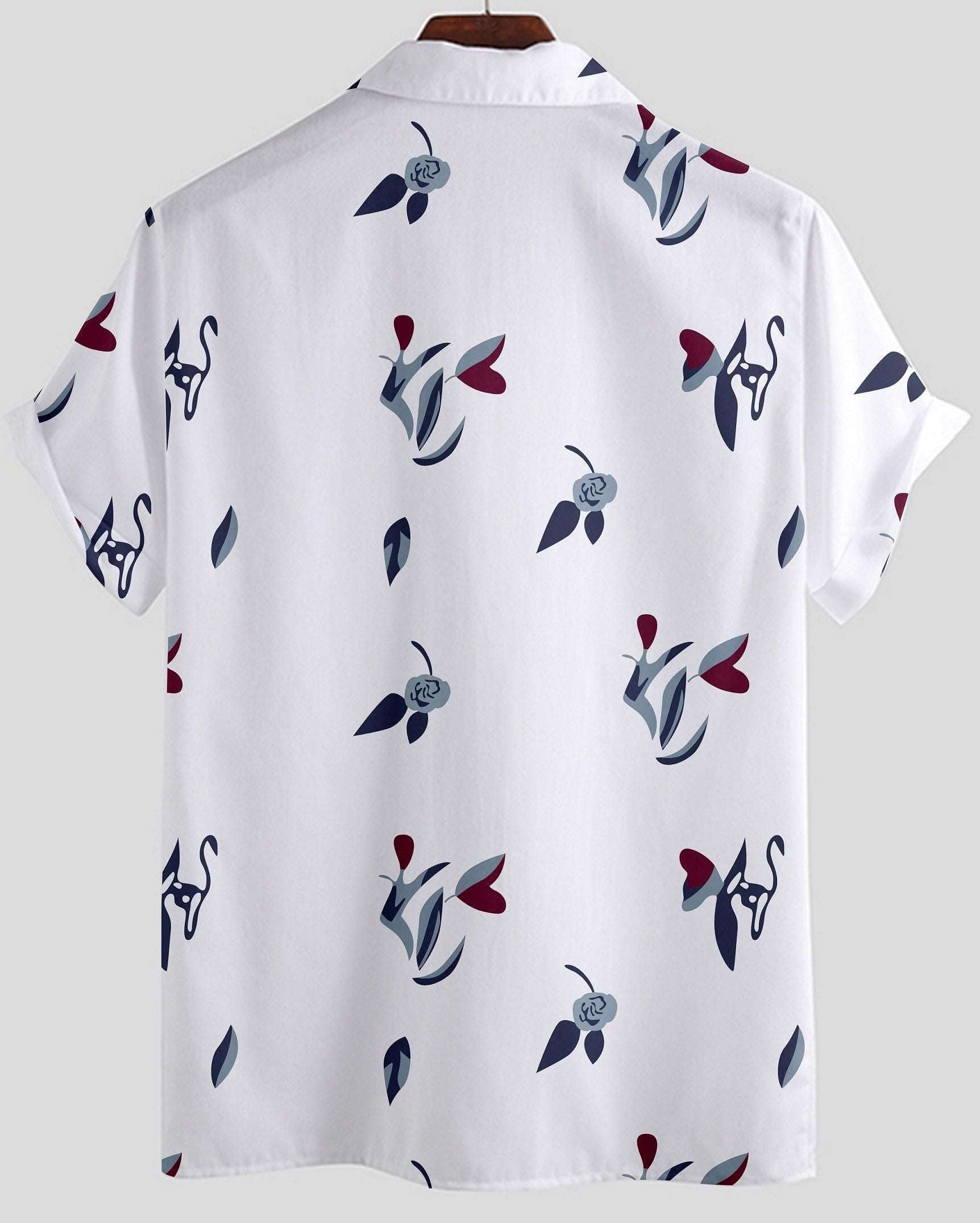 Lycra Printed Men's Shirt