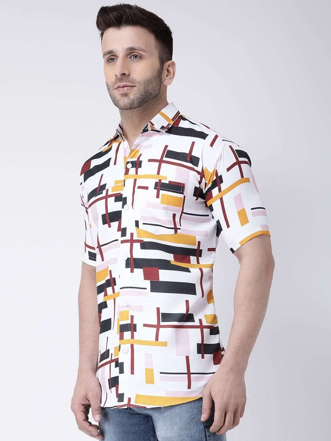 RAIG Printed Half Sleeves Casual Shirts