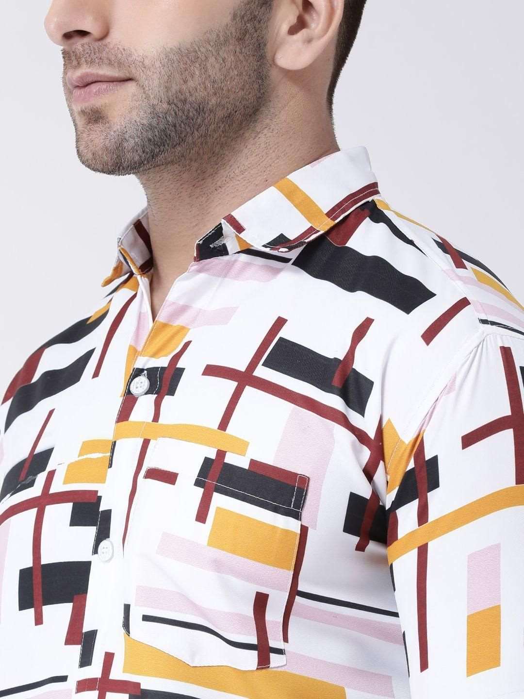 RAIG Printed Half Sleeves Casual Shirts