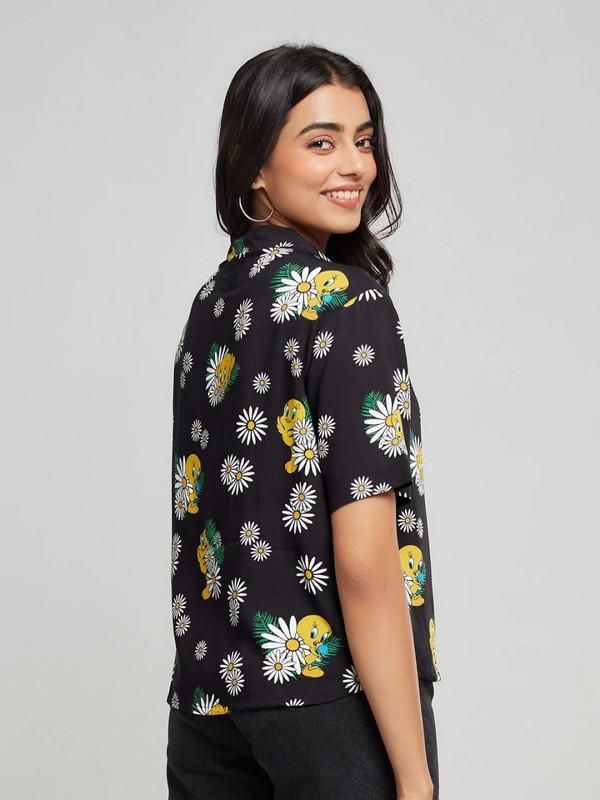 Womem's Printed Half Shirts