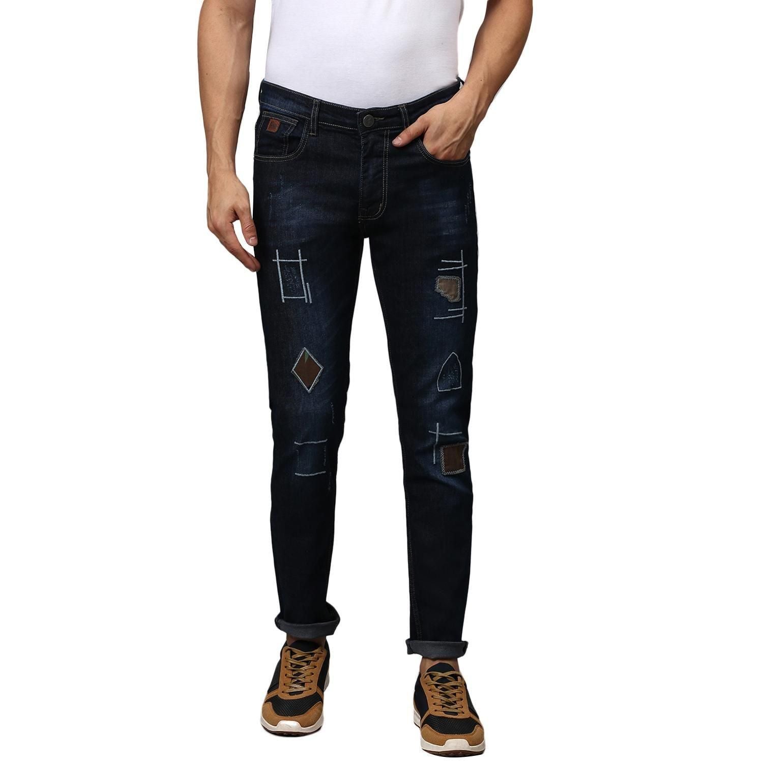 Campus Sutra Denim Rugged Slim Fit Jeans