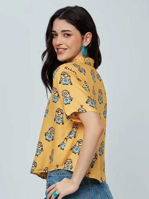 Womem's Printed Half Shirts